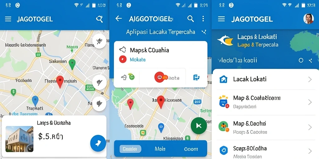 Tampilan antarmuka JAGOTOGEL dengan fitur Lacak Lokasi.