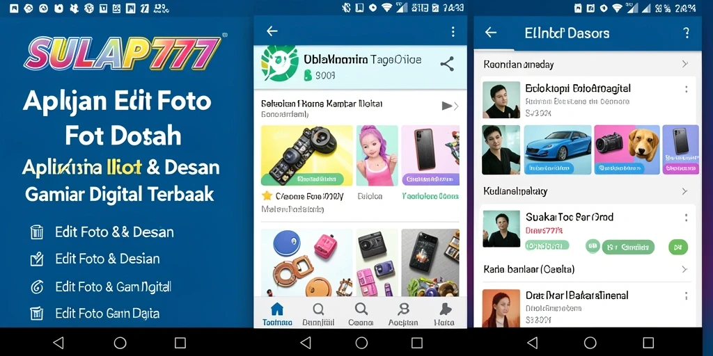 Tampilan antarmuka SULAP777 yang inovatif dan user-friendly.