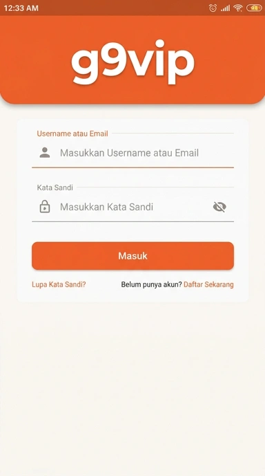 Panduan Login Akun g9vip Di Android